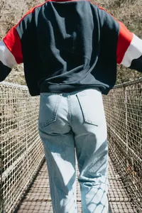 Açık Mavi Boyfriend Jean