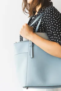 Buz Mavisi Shopper Çanta
