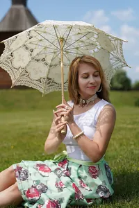 Çiçekli Maxi Etek