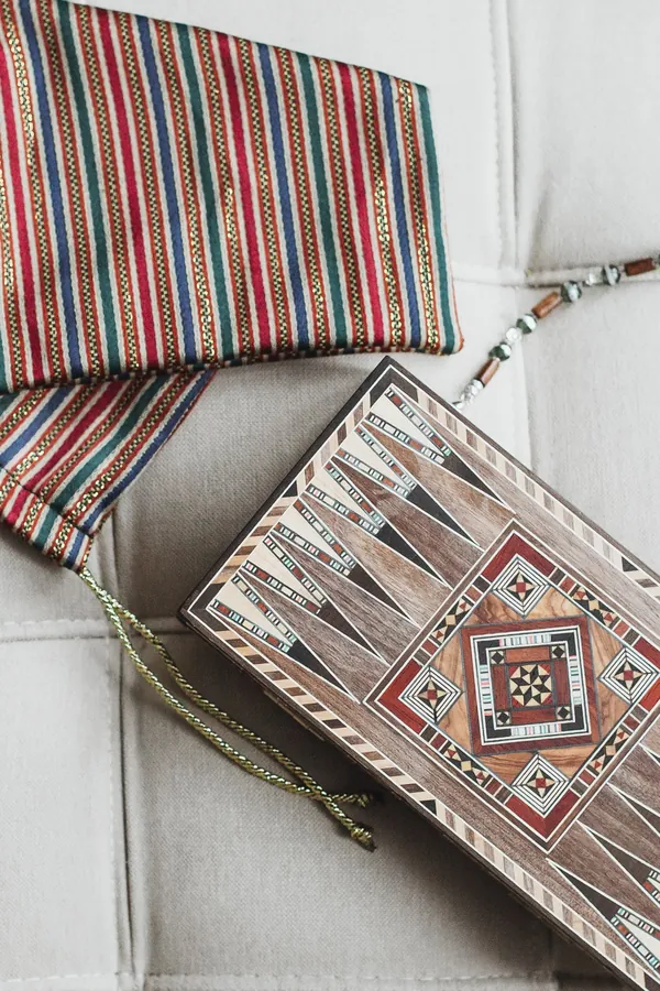 Etnik Desenli Clutch