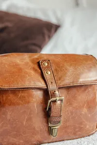 Kahve Vintage Deri Çanta