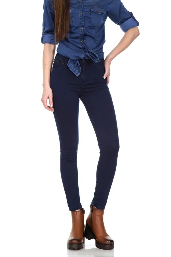 Koyu Lacivert Skinny Jean