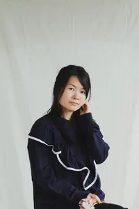 Lacivert Fırfır Detaylı Sweatshirt