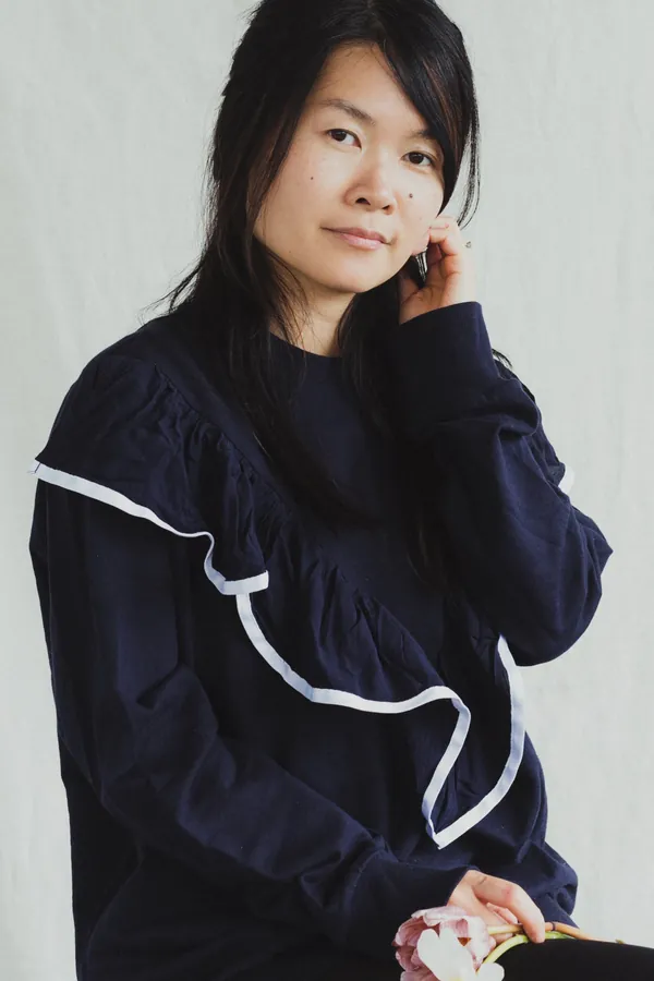 Lacivert Fırfır Detaylı Sweatshirt
