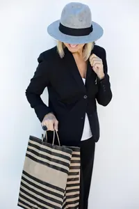 Lacivert Klasik Blazer