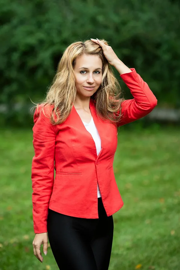 Mercan Kırmızısı Blazer