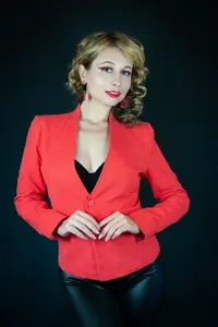 Mercan Kırmızısı Blazer