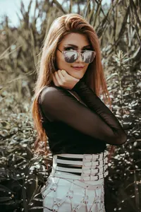 Siyah Tül Kollu Bluz