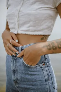 Yüksek Bel Straight Jean