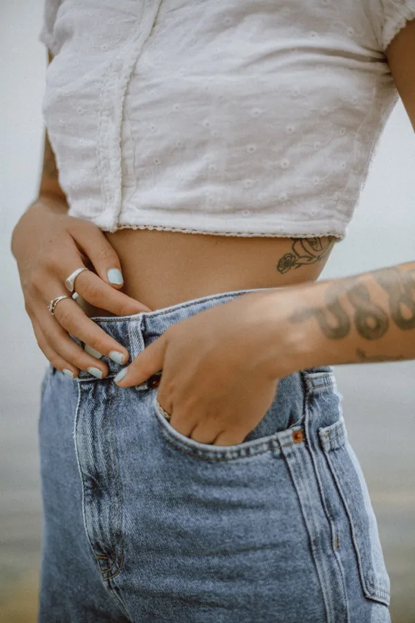 Yüksek Bel Straight Jean