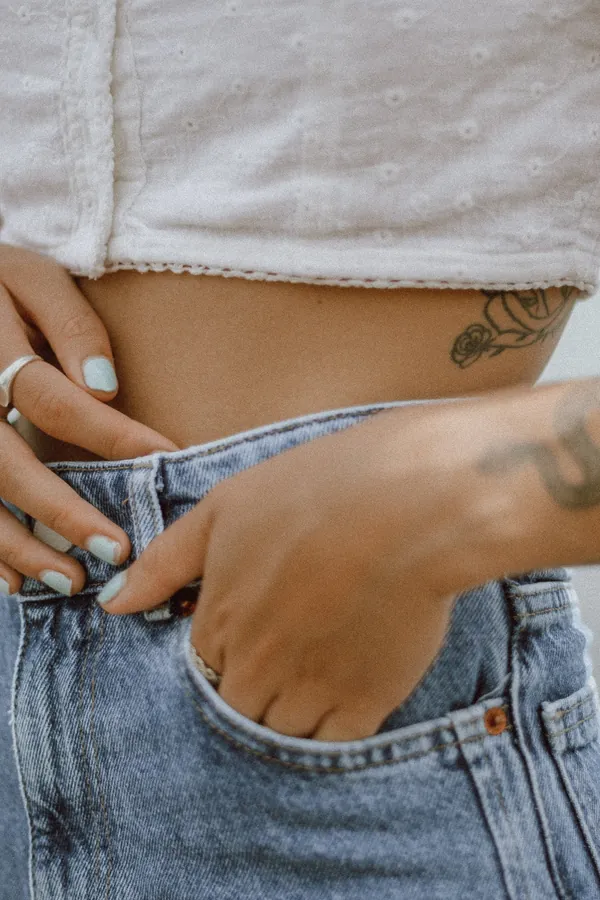 Yüksek Bel Straight Jean